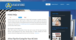 Desktop Screenshot of aplaceofsense.com